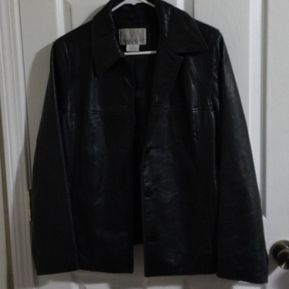 Nine West women's leather jacket